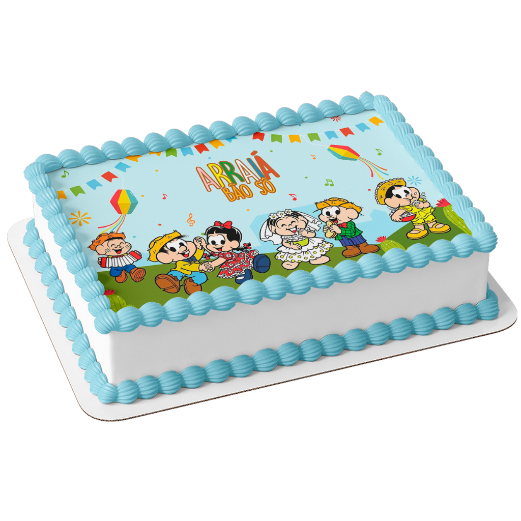 Papel arroz comestível para bolo aniversário festa comemoraç