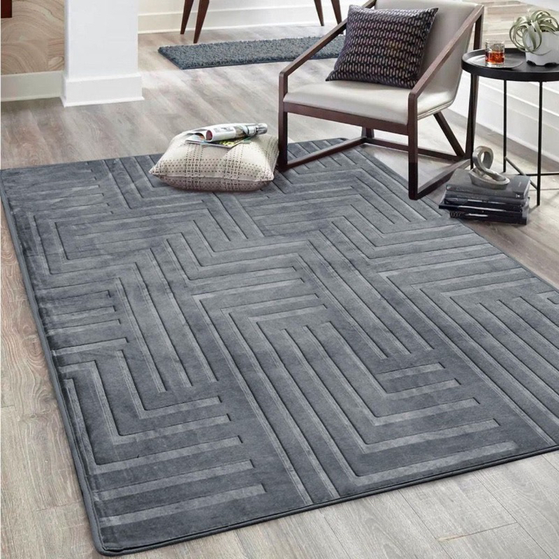 Tapete sala 200x140 aveludado lindas estampas 2x140 antiderrapante Promoção