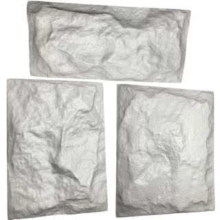 3 Forma gesso 3d Molde Tijolo Roma 3 Irmãos ABS 2mm Fôrma 3d para cimento/concreto/gesso 3d