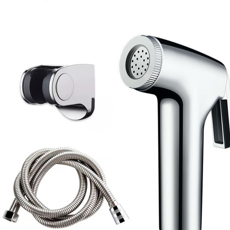 Ducha Higiênica Para Banheiro Completa Luxo Metal Inox núcleo da válvula de cobre 1,2m Chuveirinho