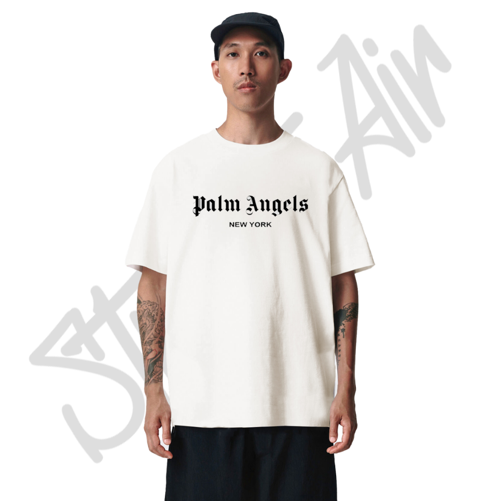Camiseta Palm Angels 100% Algodão 30.1 - Camisa Streetwear Blusão