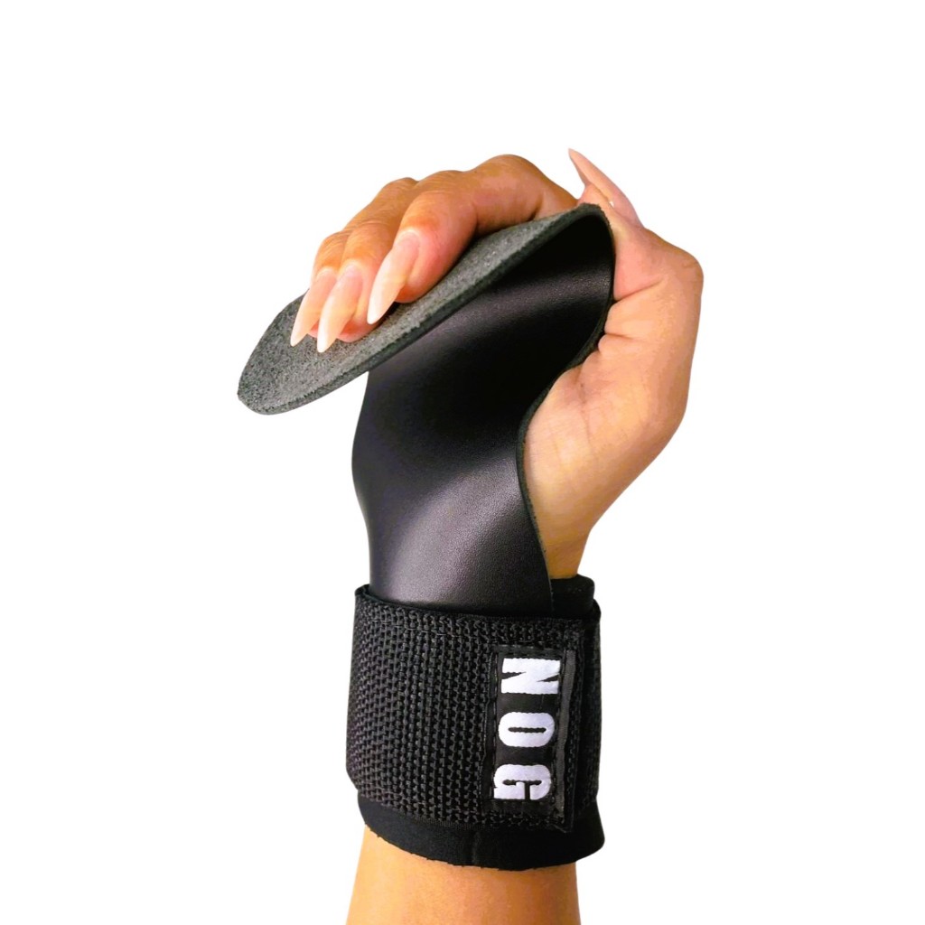 LUVA HAND GRIP PALMAR EM COURO CROSSFIT CROSS MUSCULAÇAO ACADEMIA BARRA ...
