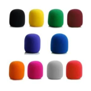 Kit 2x Espumas Coloridas Para Microfone Condensador Pop