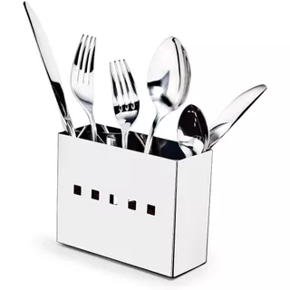 Porta Talher em Inox Mak - Inox Para Escorredor de Louça