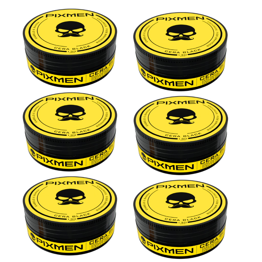 Gel Preto Black Para Cabelo 130g 12 Unidades
