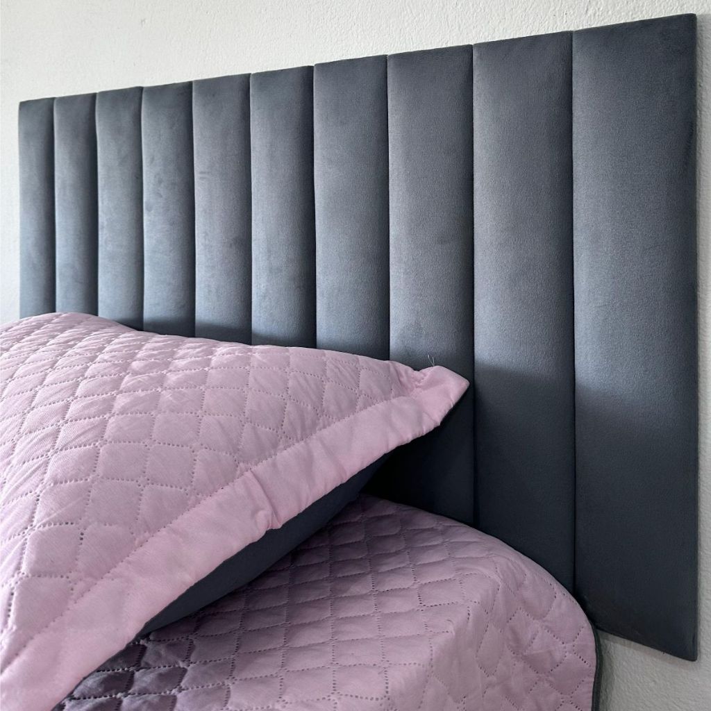 Kit 14 Cabeceiras Estofada Modular Cama Casal 10x45 cm cada