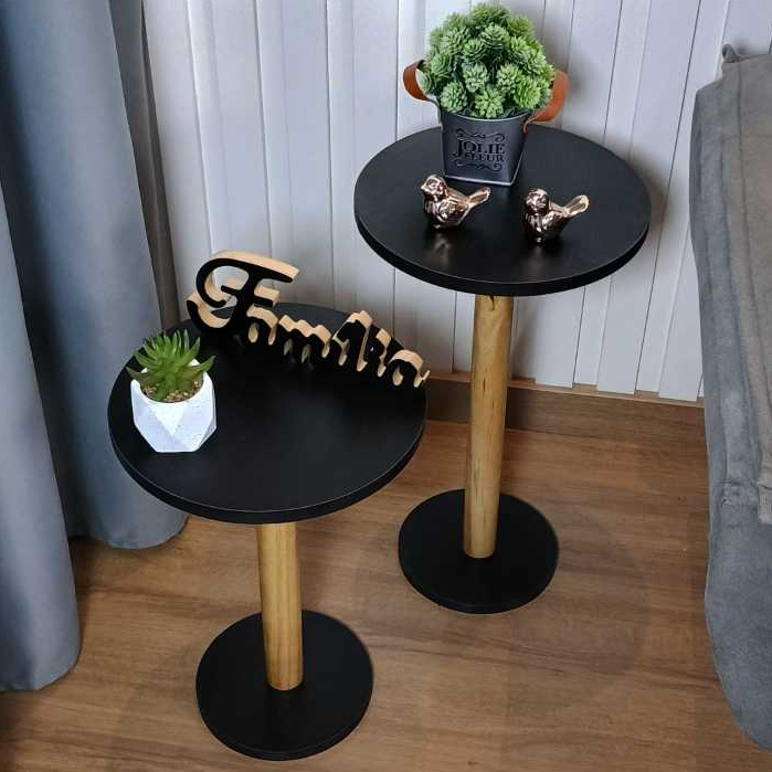 Mesinha de Canto Mesa de Centro Decoração Sala Casa Mesa Lateral