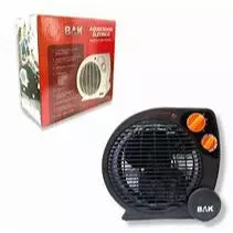 Aquecedor Elétrico Portátil Bak 110V - 4 Estágios