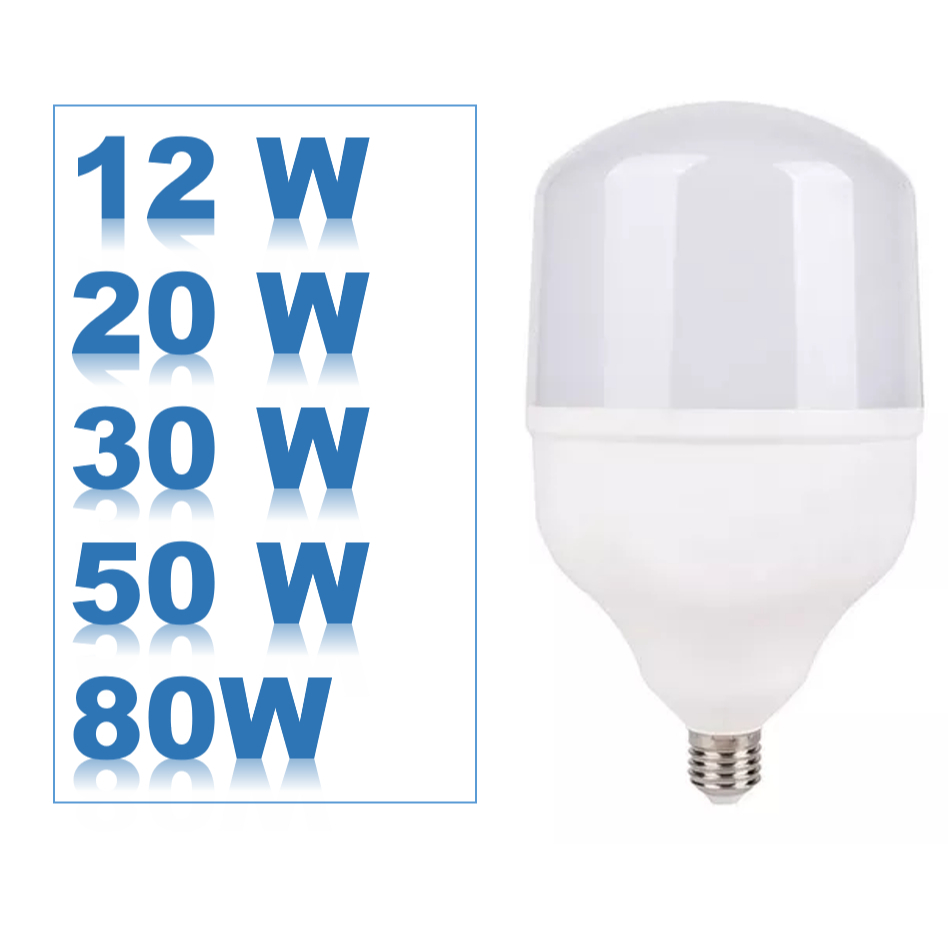 Lâmpada Bulbo Super Led 20W,30W, 50W, 80W 6500k E27 BiVolt Iluminaçao Completa Cozinha, Sala, Banheiro