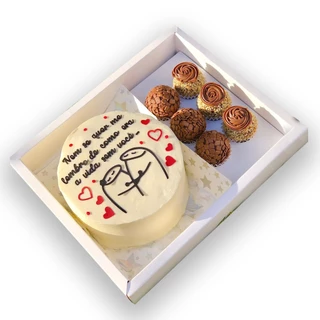 5 Caixas Bentô + 6 Doces - 18x22,5cm (Base) x10cm (Altura) - caixa bento cake - caixa de bento cake - embalagem bento cake