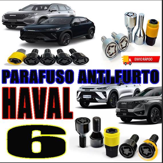 PARAFUSO ANTIFURTO HAVAL 6