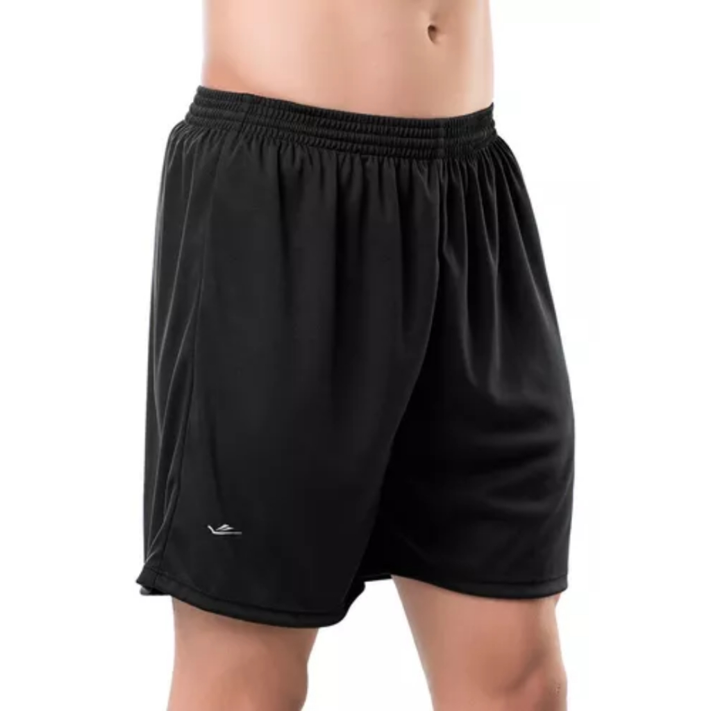 Short Calção Masculino Futebol Com Elástico Plus Size Elite