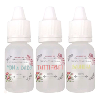 Kit 3 Essências Vegetais Para Velas Aromática Artesanais
