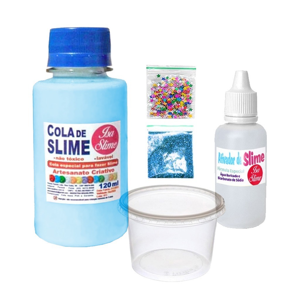 Mini Kit de Slime mais Barato da Shopee Isa Slime Lembrancinha novo ...