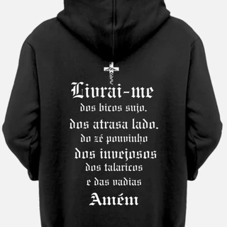 Moletom Streetwear Estampado Frase Racionais Mano Brown blusa de frio moletom masculino e feminino