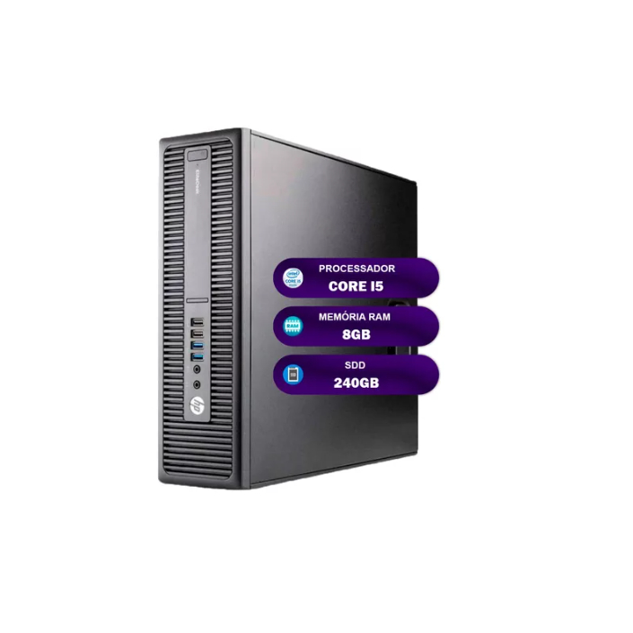 Cpu Hp Elitedesk 800 G1 Sff I5 8gb Ssd 240gb Wifi Office | Shopee