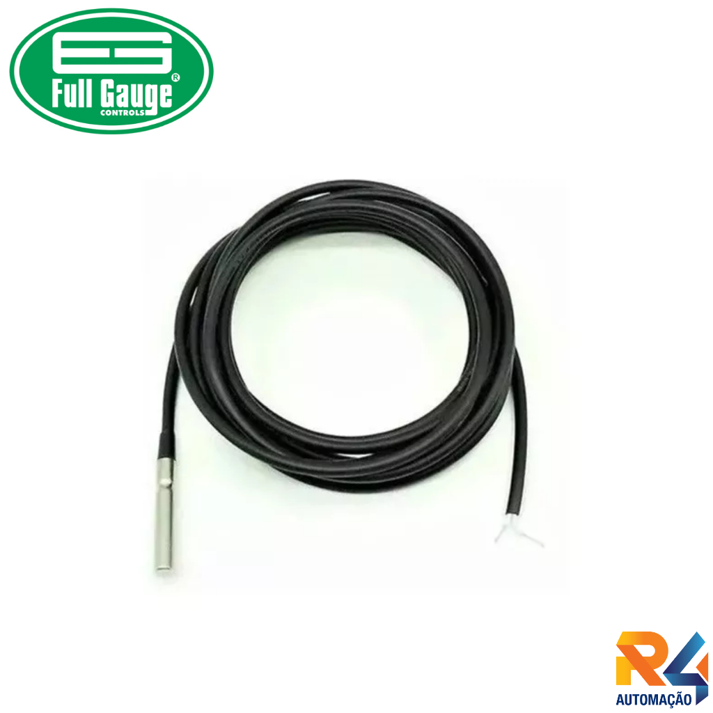 Sensor de Temperatura Controlador 2M SB41 Preto Ponta de Metal - FULL ...