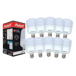Kit 5/10/15/30 Lâmpadas LED 20W 6500k Branco Frio, 3000K Branco Quente E27 Bivolt