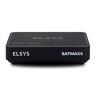 Receptor Digital Full Hd Satmax 6 Banda C ou Ku Canal Livre HDMI Elsys para Antena Parabólica