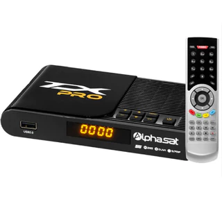 Receptor Alpha Sat TX PRO HD Wi-Fi pronto pra uso.