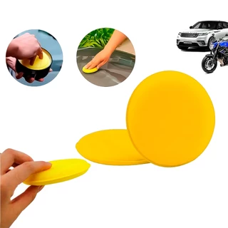 Aplicador De Cera Automotivo Espuma Poliéster Desenvolvida Para Aplicação Carro Moto Veículo Top