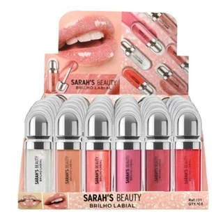 Kit De Brilho Labial Water Gloss , 6 Peças , 3 Peças,2 Peças.Hidratante De Longa Duração , Bálsamo