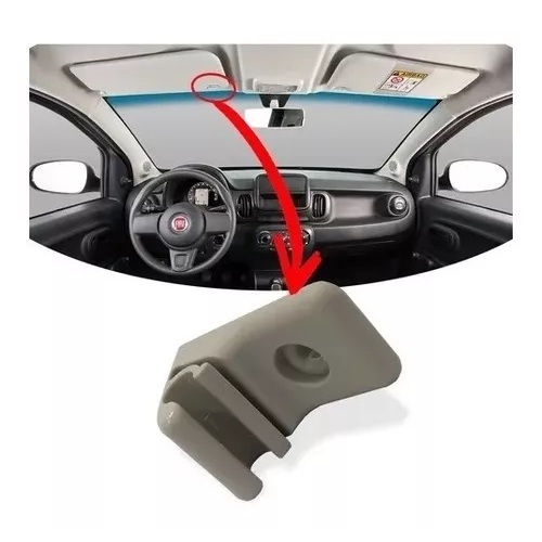 Suporte Quebra Sol Palio Strada Fiorino Mobi Uno novo Ram700