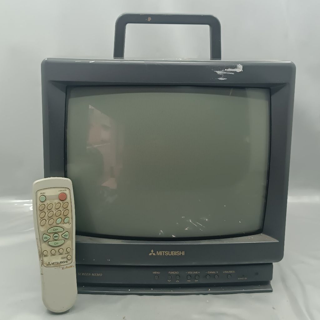 TV Mitsubishi 14' antiga conexão RF (veja anúncio) | Shopee Brasil