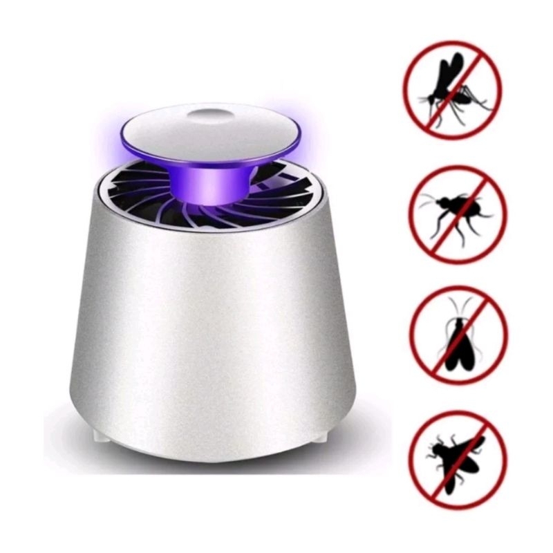 Lâmpada Elétrica Mata-Mosquitos Com Luz UV Usb Recarregável Armadilha Para Insetos Su