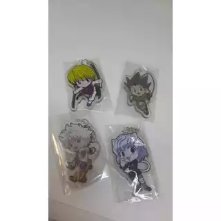 Chaveiros Gon Freecss, Killua Zoldyck, Pitou e Kurapika - Hunter x Hunter