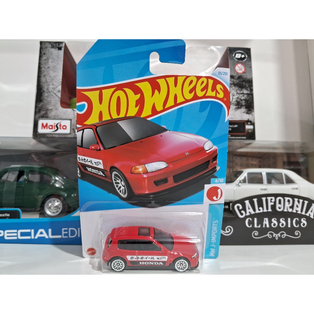 Hot Wheels '92 HONDA CIVIC EG/ HW J-IMPORTS 4/10 | Shopee Brasil