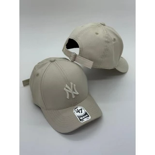 Boné Juvenil/Infantil NY unissex Monocromático Combina com qualquer look Envio Rápido.