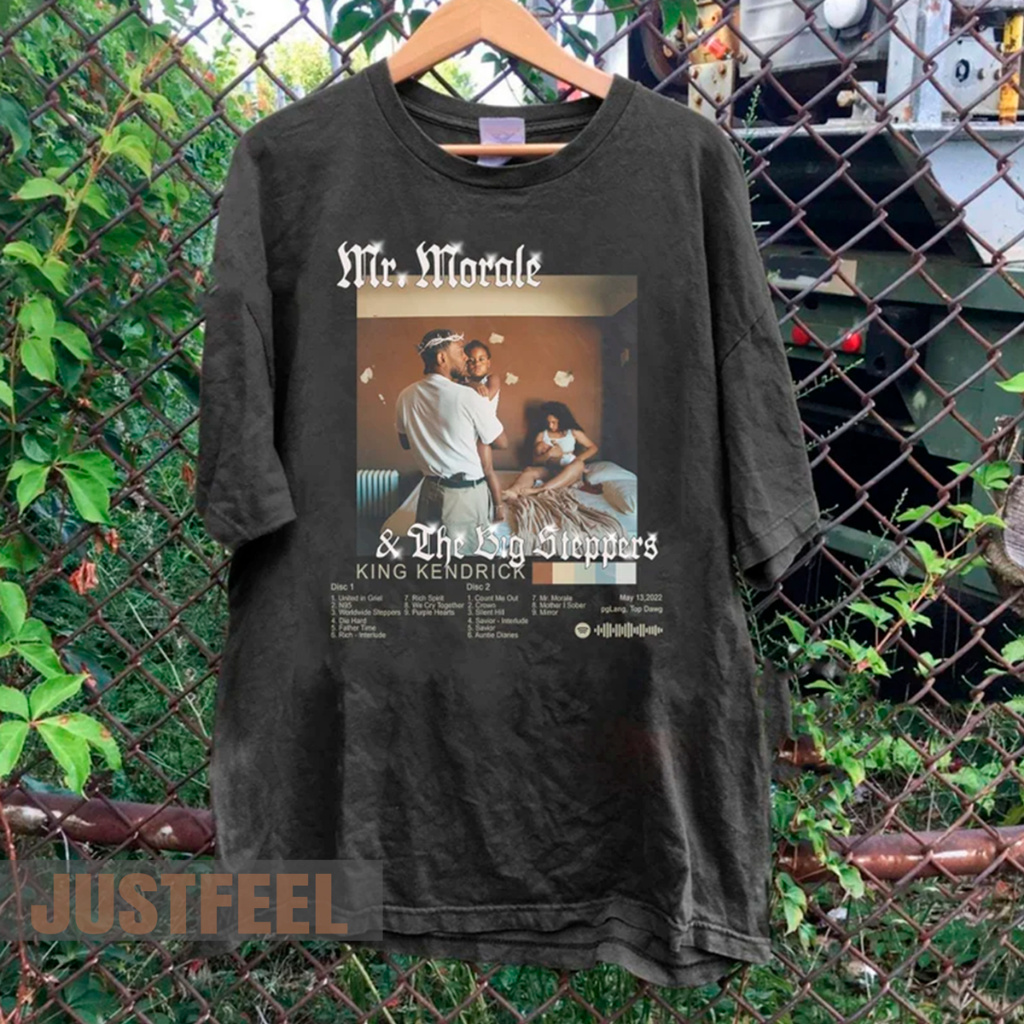 Camiseta T-shirt Unissex Algodão Kendrick Lamar 90s Mr. Morale & The Big Steppers