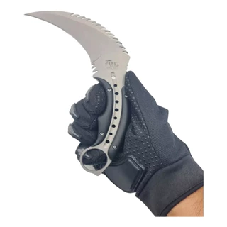 Canivete Karambit Preto Escorpião Full Tang Bainha Polímero