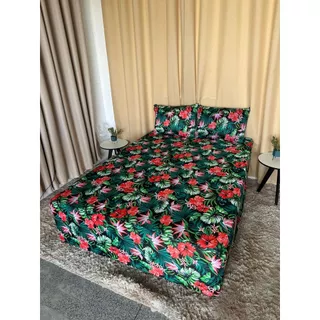 Capa Protetora De Colchão Casal Estampada Luva Box Casal Malha Em Gel 3 Peças