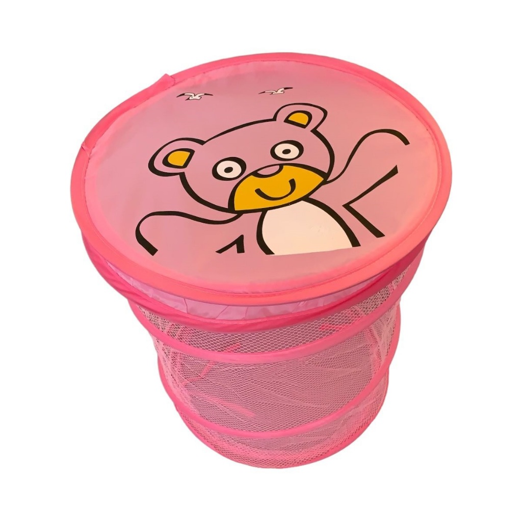 Cesto Organizador Multiuso Brinquedo Roupa Dobrável Infantil