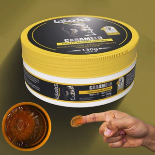 Cera Modeladora Pasta Fixadora Caramelo 130g Barba e Cabelo