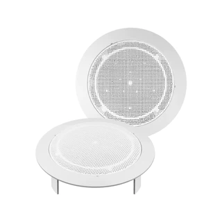 Arandela 6 Polegadas Permak Redonda Com Tela De Plástico Branca em Oferta na Shopee