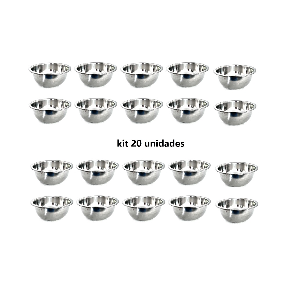 kit 20 Bows inox tijela 32 cm redonda, alto boo bou bóu bous bow bau ...