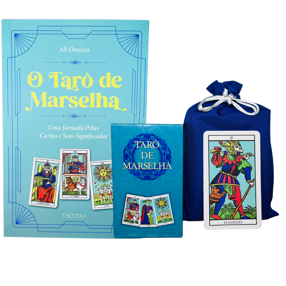 Taro De Marselha Cigano 78 Cartas Coloridas + Saquinho