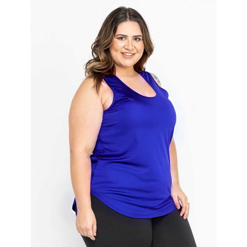 Camiseta Feminina Plus Camiseta Ginastica Plus Size Plus Size