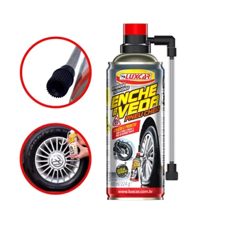 Reparador Instantâneo De Pneu Enche e Veda Luxcar 400ml Reparador De Pneu Spray