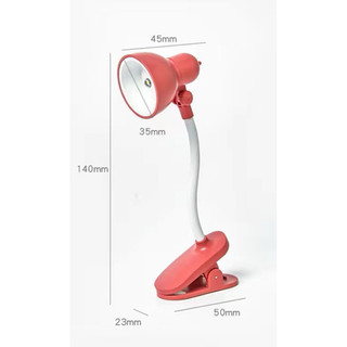 Mini Lâmpada De Mesa LED Alimentada Por Bateria Livro De Leitura com Clipe De suporte Luz Ajustável Portátil. — foto 7 — Achou Levou Brasil