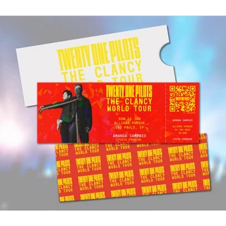 Ingresso Holográfico Personalizado - Twenty One Pilots (The Clancy World Tour)