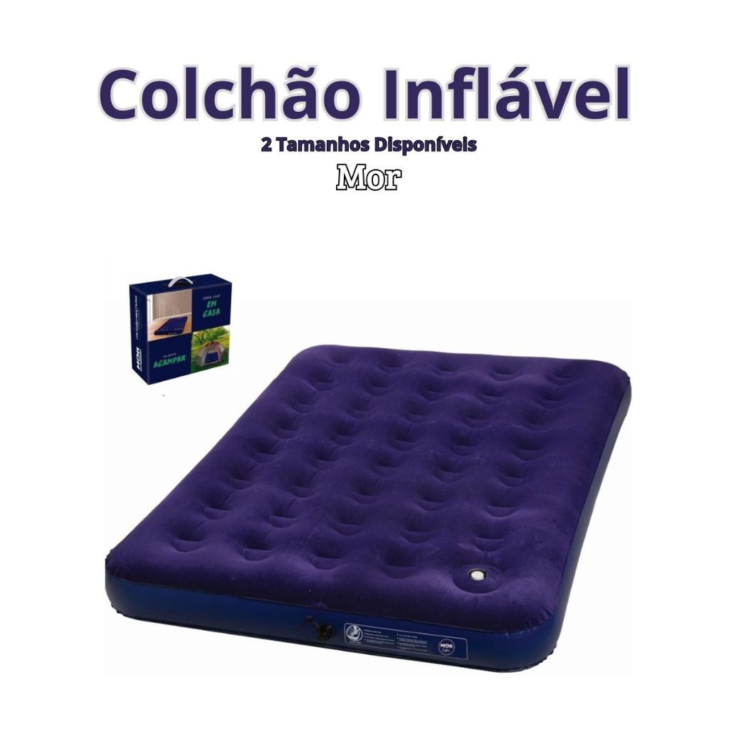 Colchão Inflável Multiuso Solteiro/ Casal