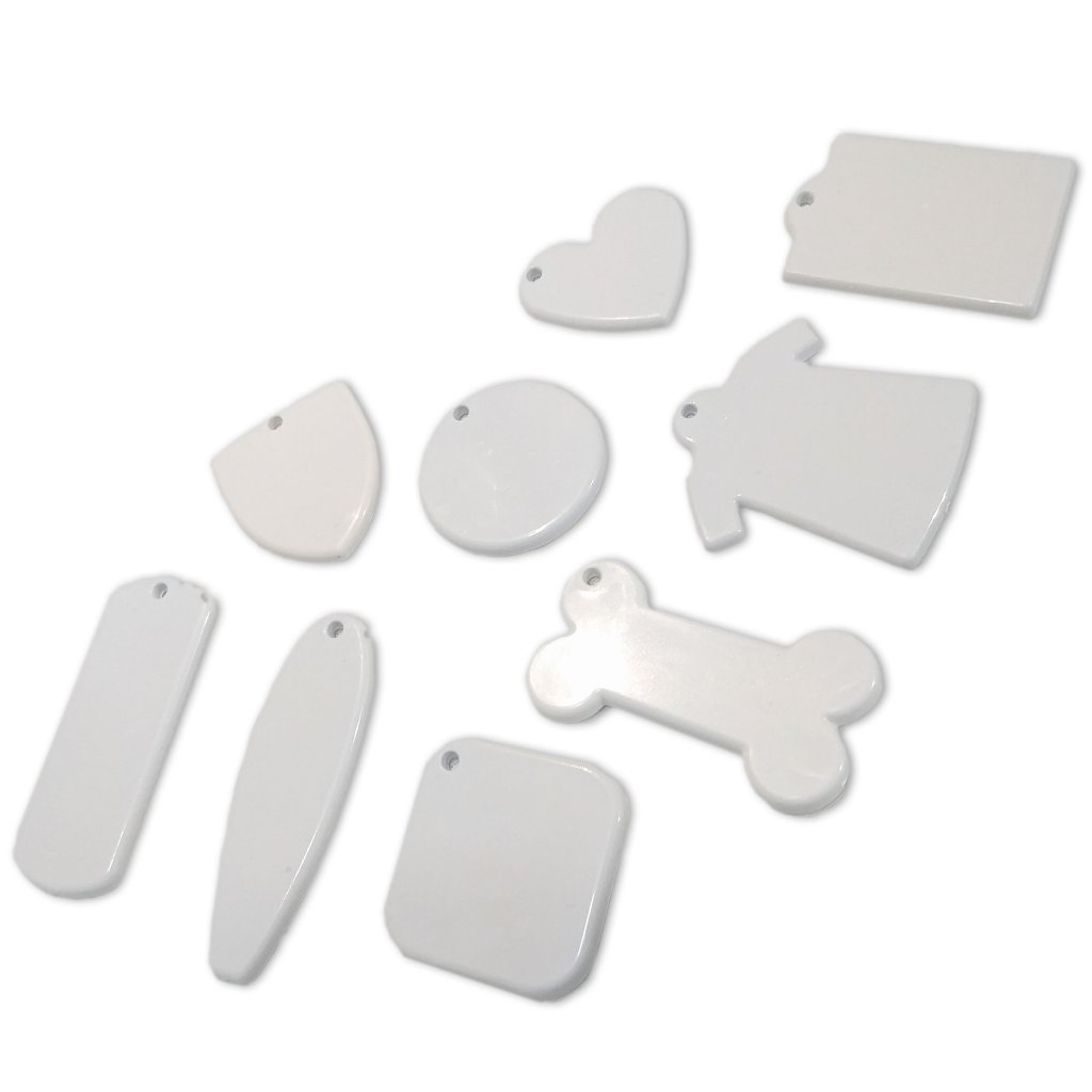 Chaveiro Polimero compatível Sublimação Plástico - 10 Unidade