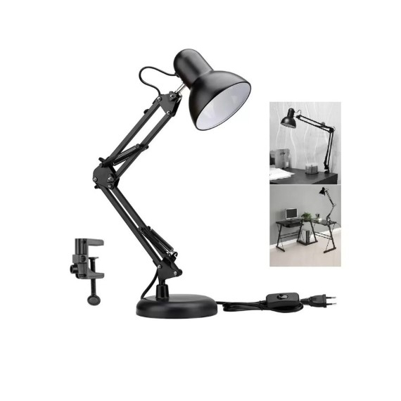 Luminária De Mesa Articulável Ajustável