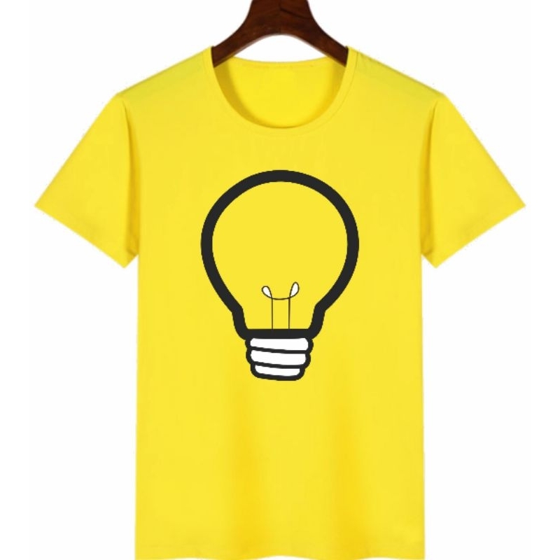 Camiseta Leozinho Emily Vick Camisa Amarela Lâmpada Leozin