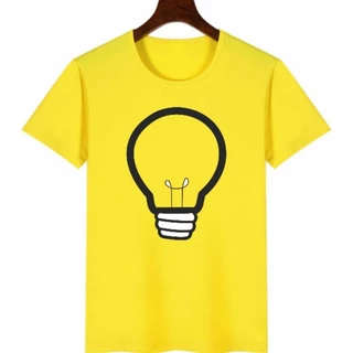Camiseta Leozinho Emily Vick Camisa Amarela Lâmpada Leozin