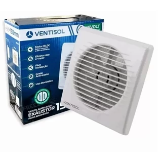 Ventilador Exaustor para banheiro EXB 150MM Bivolt Ventisol